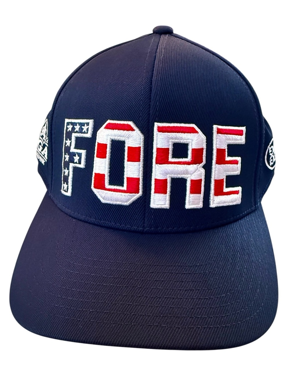 G/FORE PGA Championship Aronimink 2026 FORE Snapback Hat Navy Patriotic